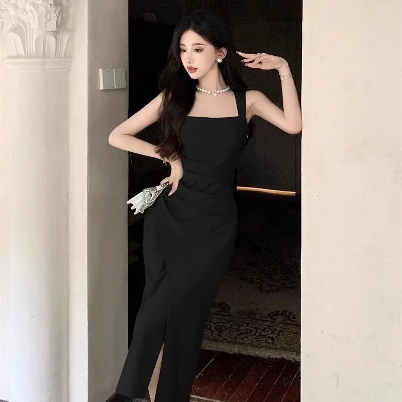 Luxury Satin Strapless Maxi Dress