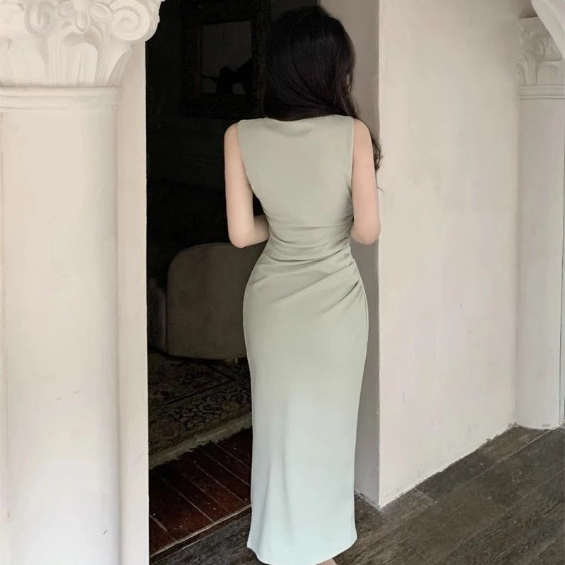 Luxury Satin Strapless Maxi Dress