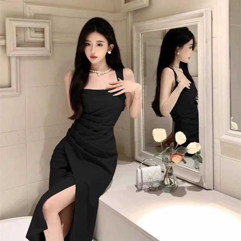 Luxury Satin Strapless Maxi Dress