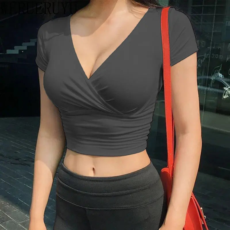 ✨️Women’s Sexy V-Neck Crop Top✨️