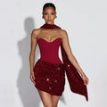 Luxury Choker Bodycon Mini Dress
