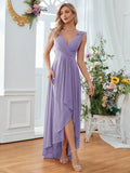 Elegant Chiffon-high-low-maxi-dress