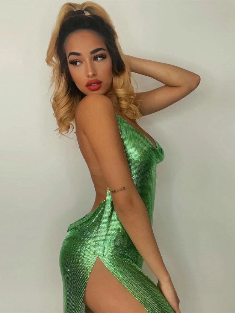 ✨️Golden Goddess Backless Mini Dress✨️