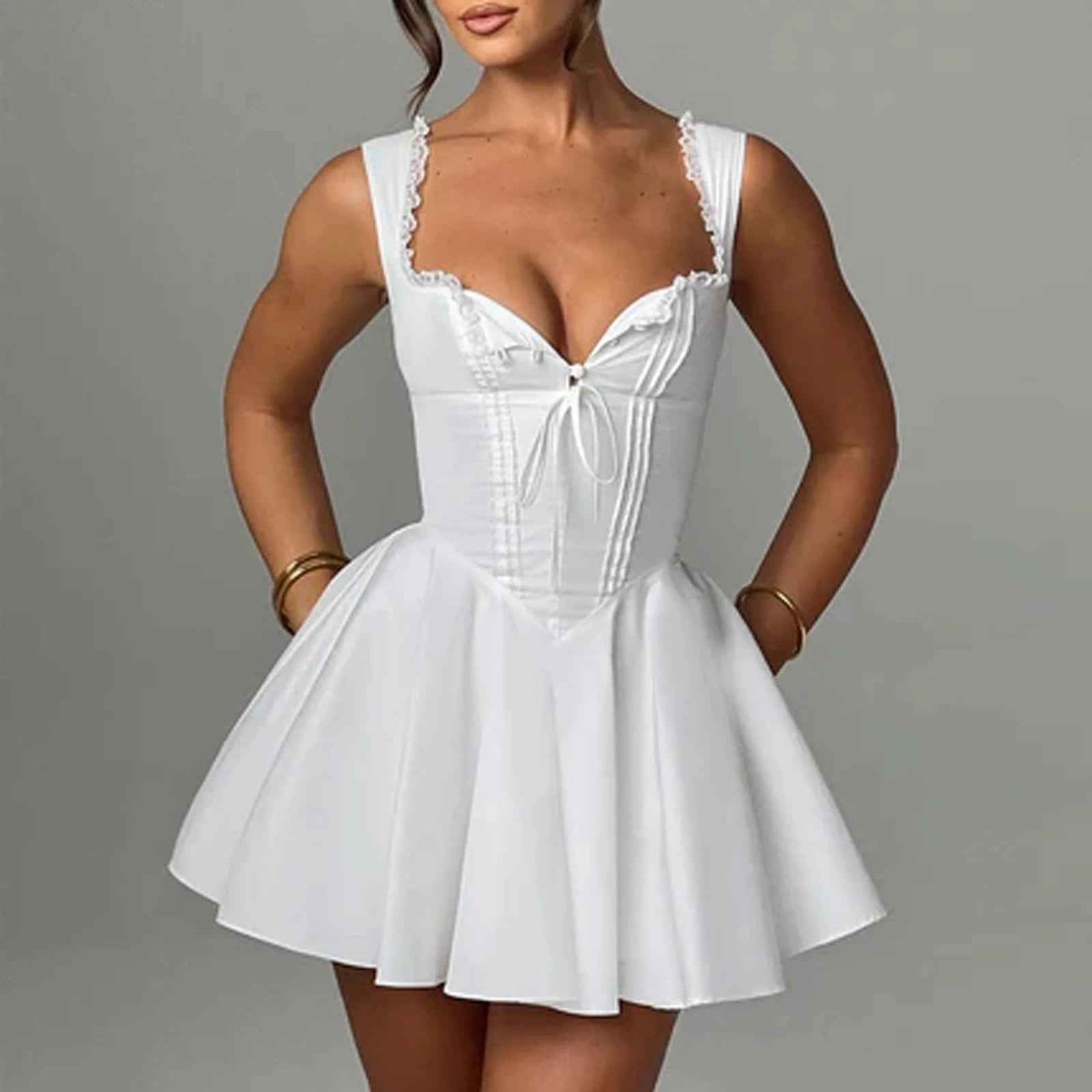 Elegant Corset Mini Dress