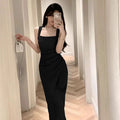 Luxury Satin Strapless Maxi Dress