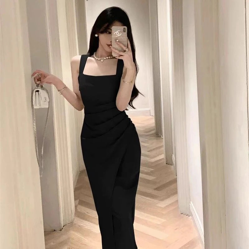 Luxury Satin Strapless Maxi Dress