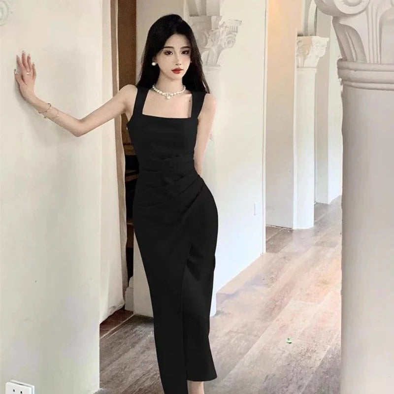 Luxury Satin Strapless Maxi Dress